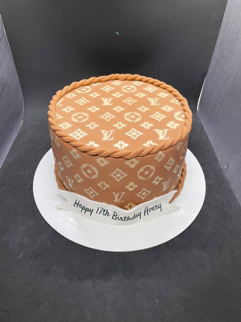 Louis Vuitton Cake  17 birthday cake, Beautiful birthday cakes